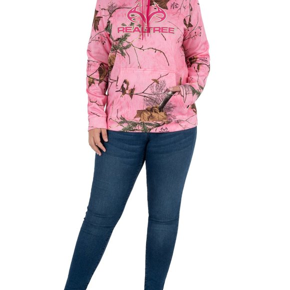 Realtree Performance Pullover Fleece Camo Pink - Picture 3 of 12